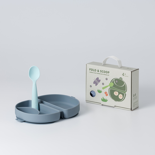 Miniware Fold & Scoop: Silicone Travel Meal Set